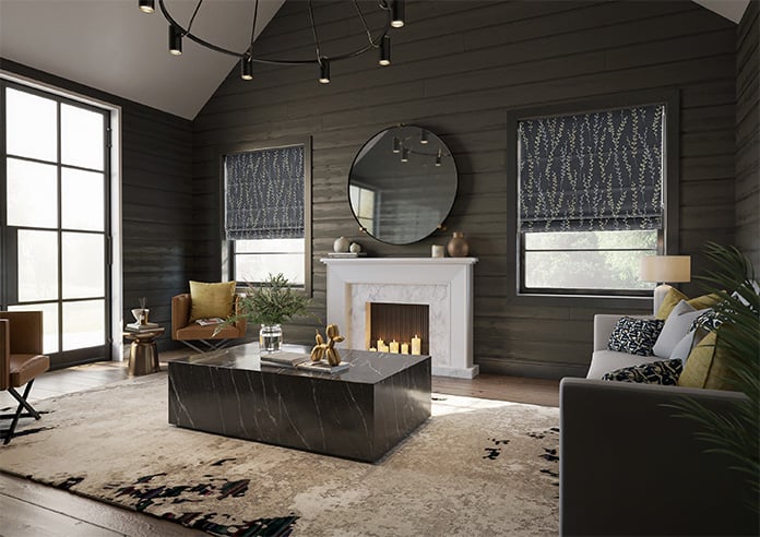 Willow Field, Onyx - Motorised Roman Blind - Image 6